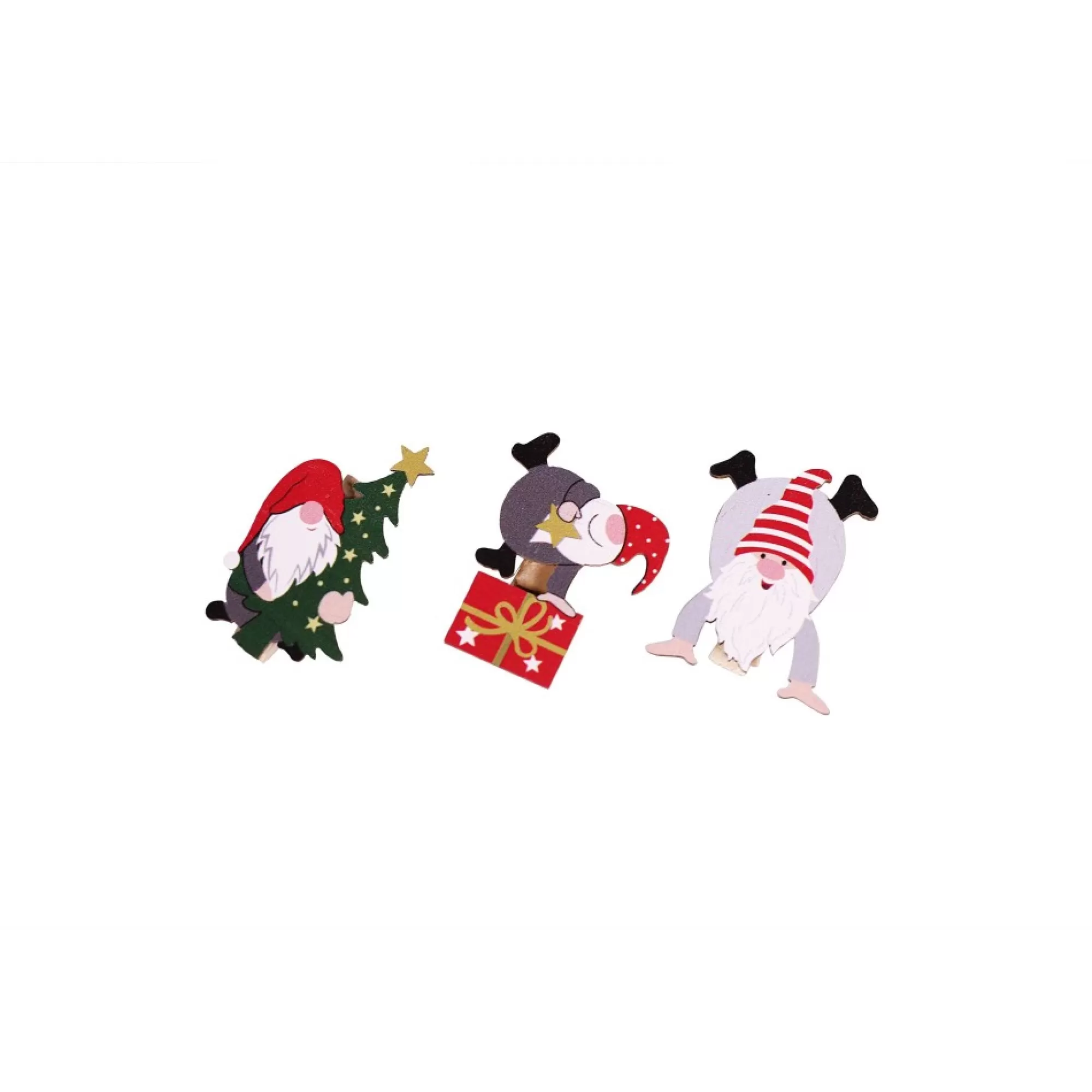 Cheap Touw Met Clips Voor Kerstkaarten Kerstman 24 Clips Kerstkaarten