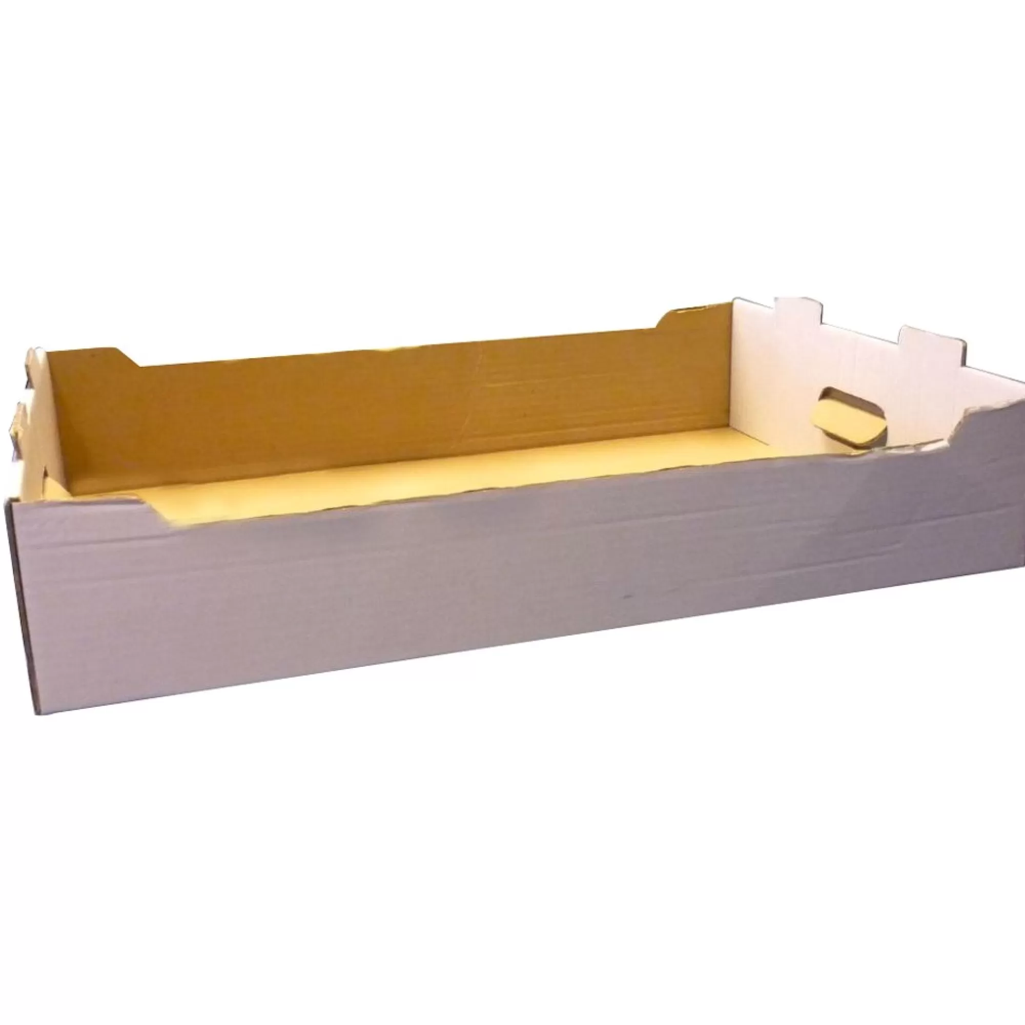 Best Transporttray 55,5X37X11Cm Wit Karton 25 Stuks Zakken