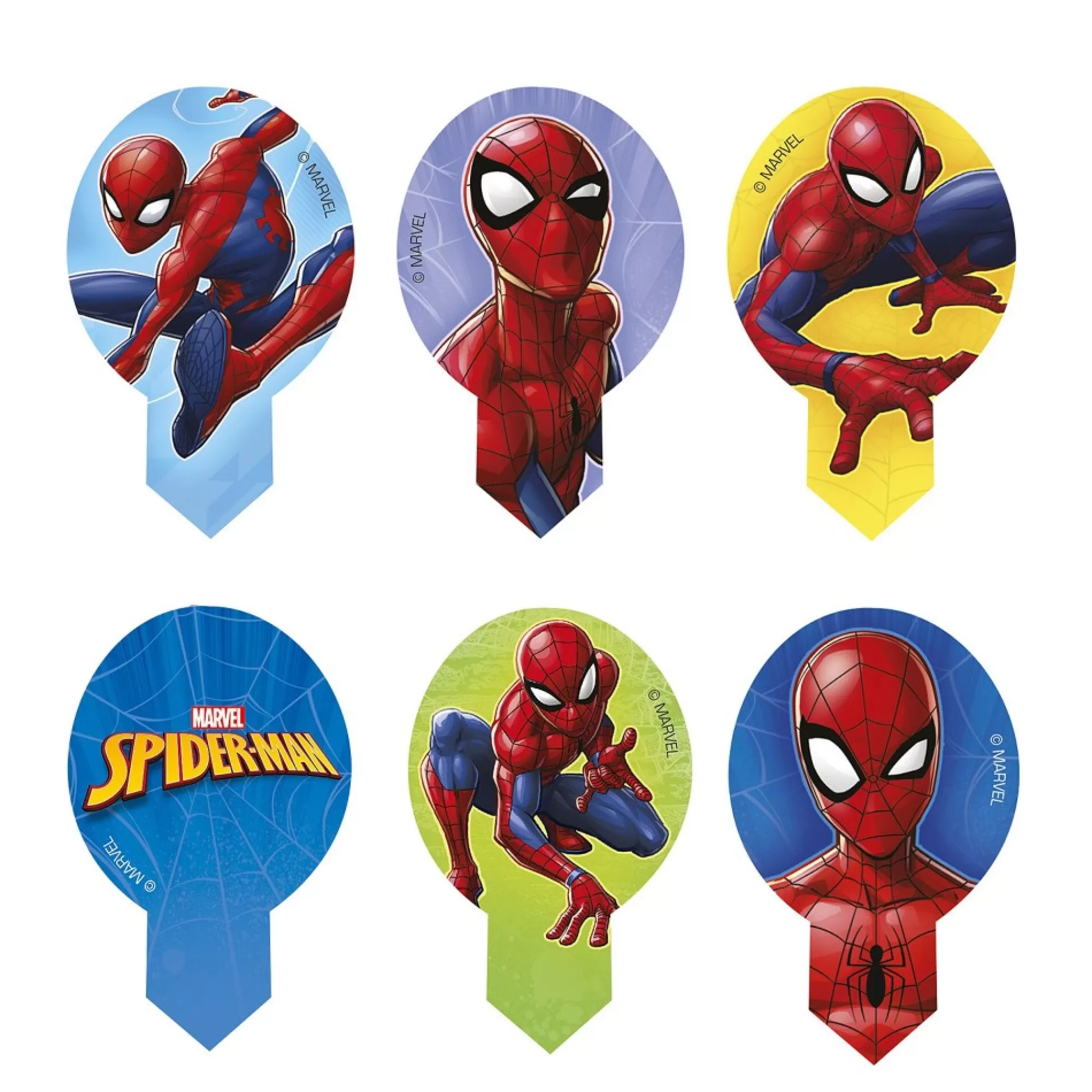 New Wafeltje Spider-Man 6,4X4Cm 20 Stuks Desserts