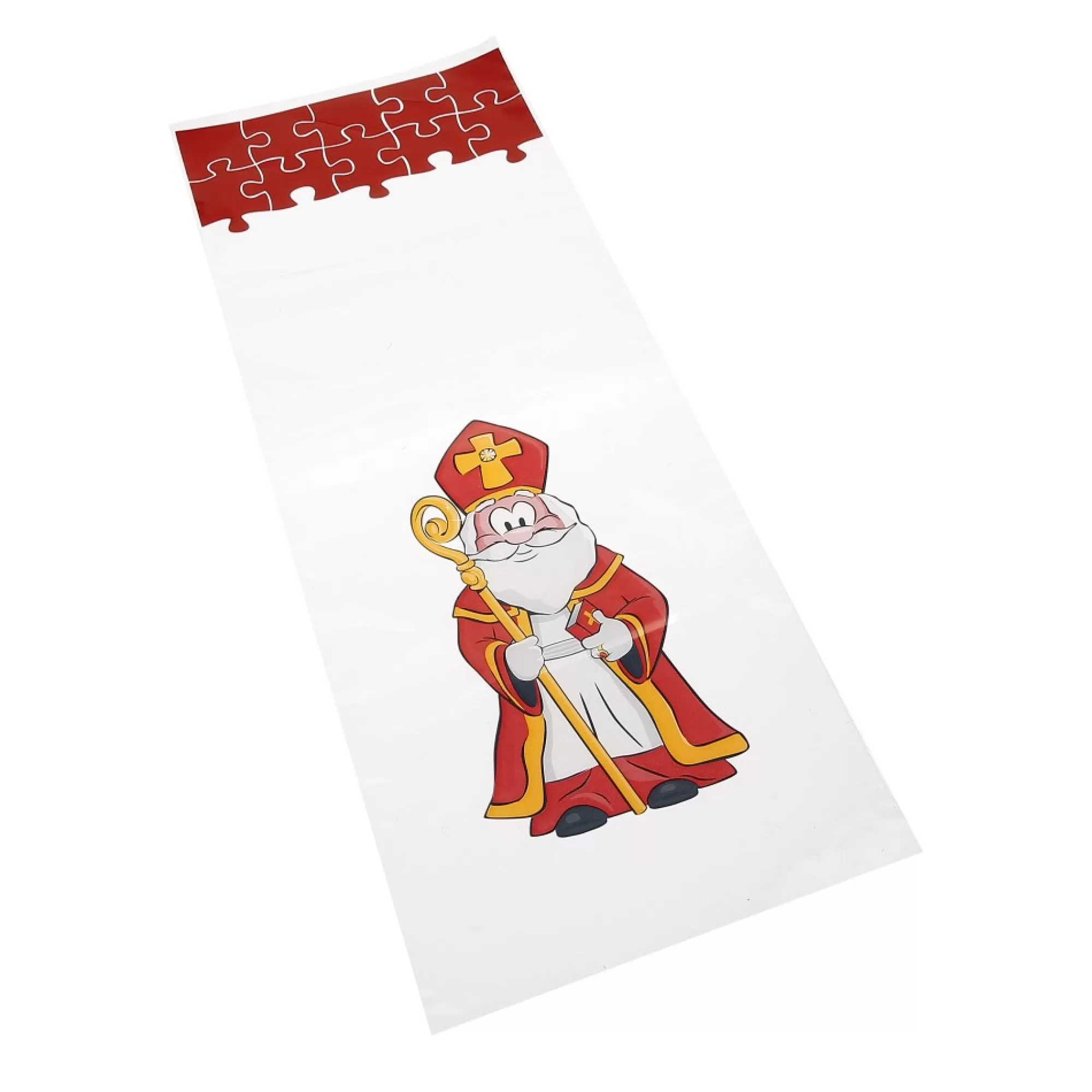 Cheap Zakje Mica Sinterklaas 19X50Cm 50 Stuks Bewaarzakjes