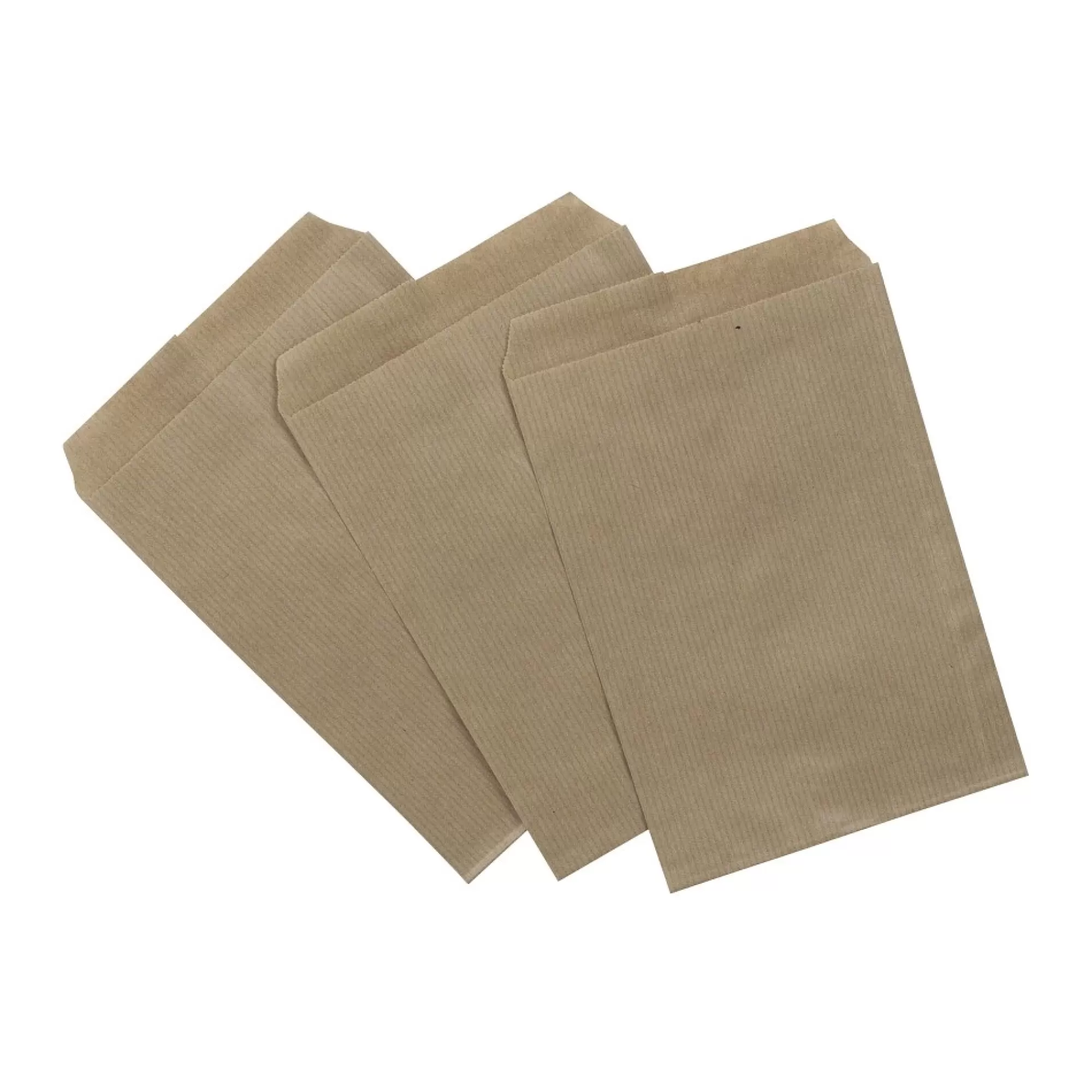 Hot Zakje Papier Kraft 20X12Cm Bruin 60G/M 100 Stuks Zakken